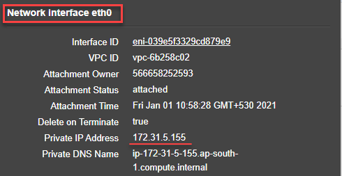 AWS eth0 方法 3