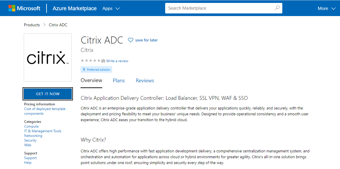 Azure Marketplace