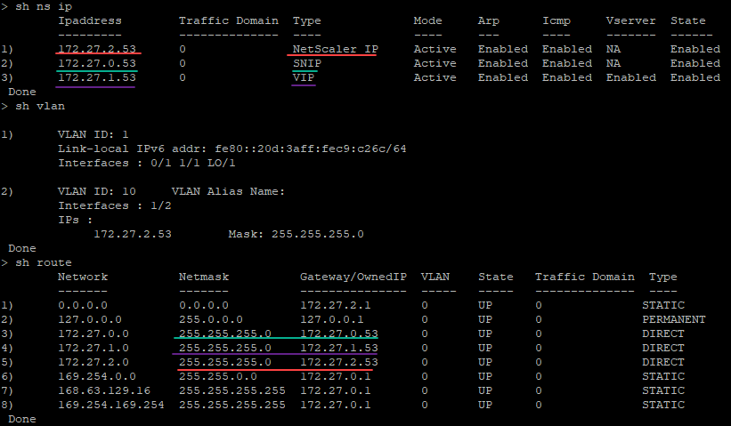 Azure show nsip method2