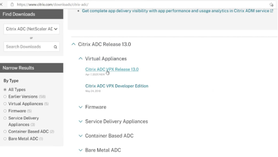 Site de téléchargements Citrix