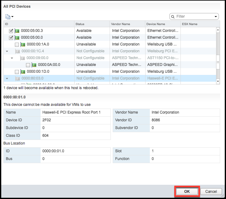 Configure PCI passthrough