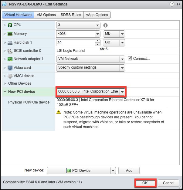 PCI passthrough