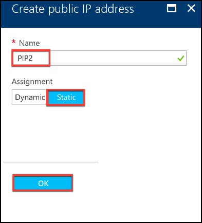 Öffentliche IP-Adresse erstellen