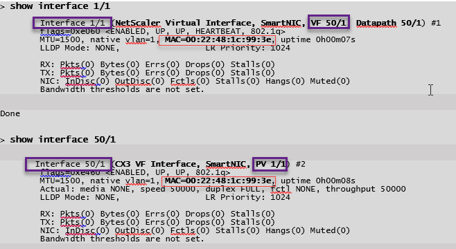 Cx3 show interface output