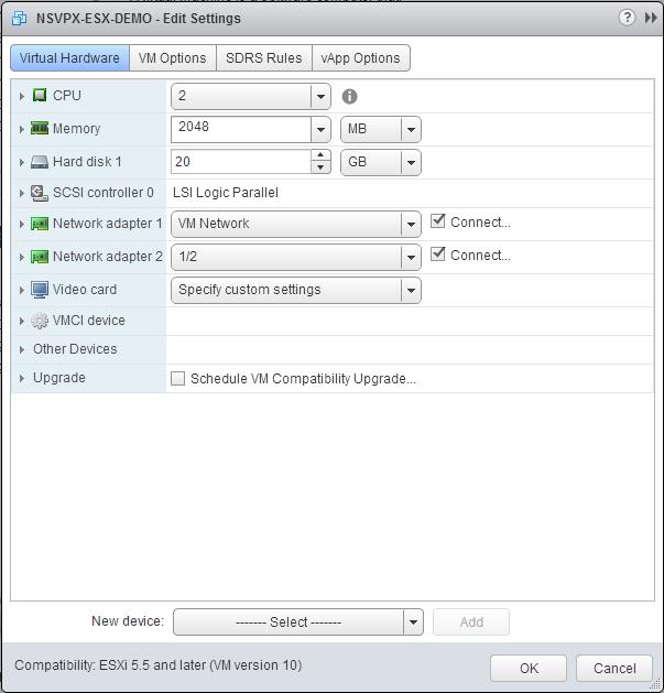 Modificar configuración principal