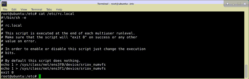 SR-IOV VF persistent