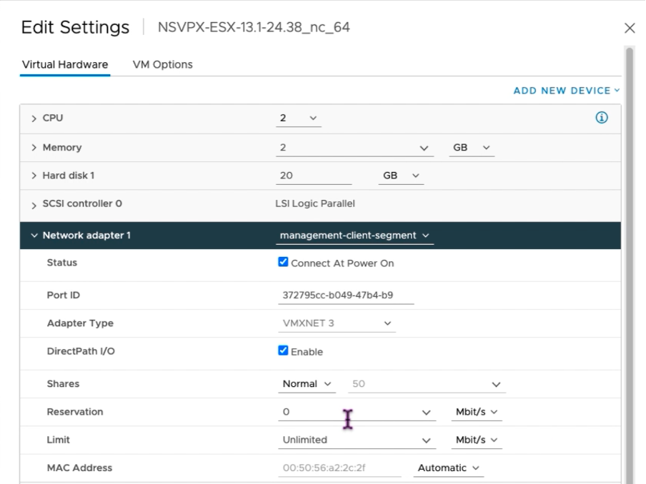 Add network interfaces1