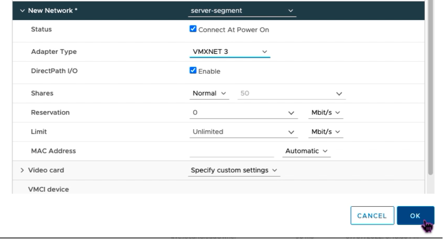 Add network interfaces2