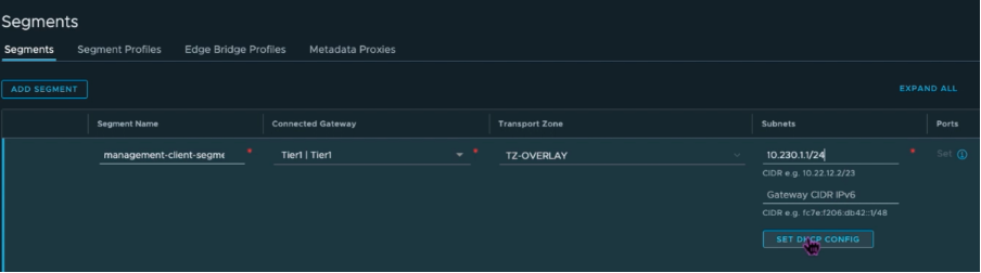 Segment details