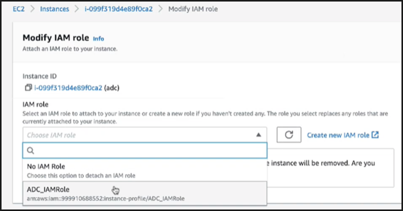 Verify Create role