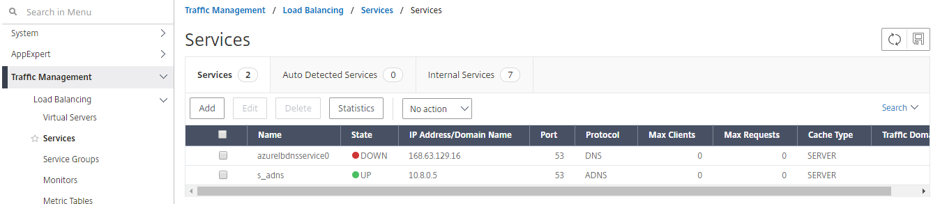 Servicios de gestión del tráfico