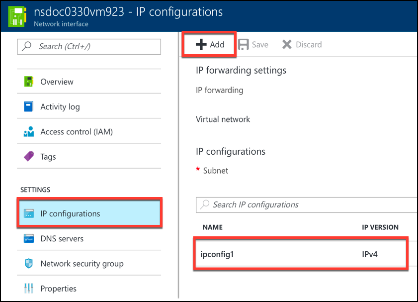 Configuration multi-IP