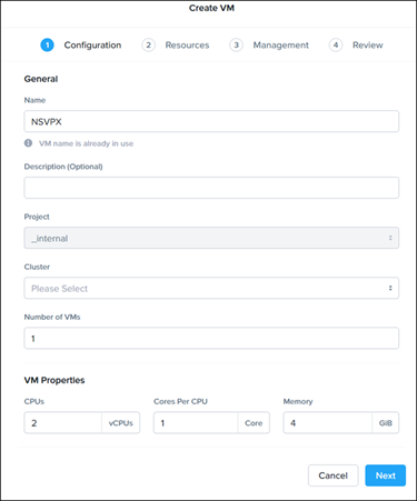 Create VM