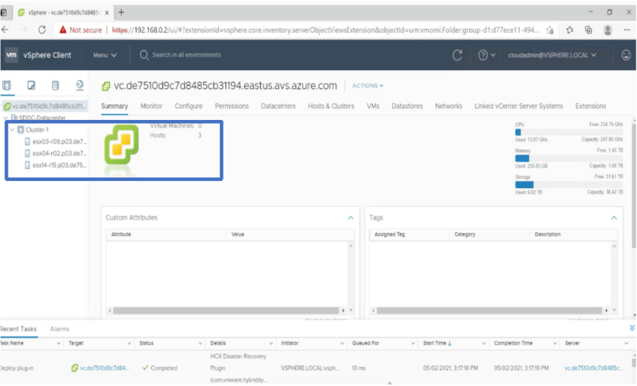 Verify ESXi hosts