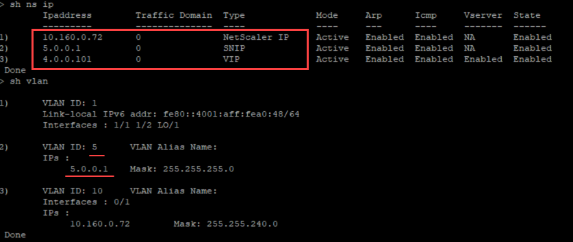 Verify VLAN configurations